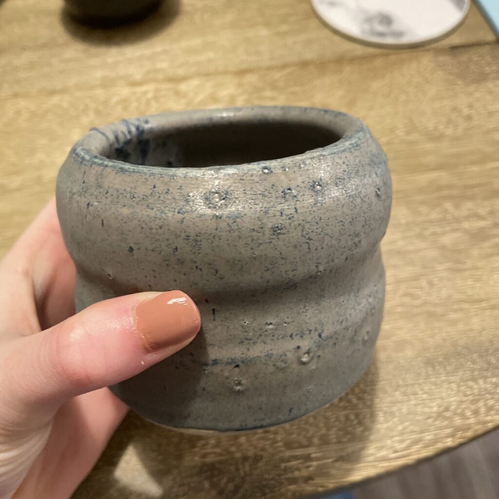 bubble ceramic vase