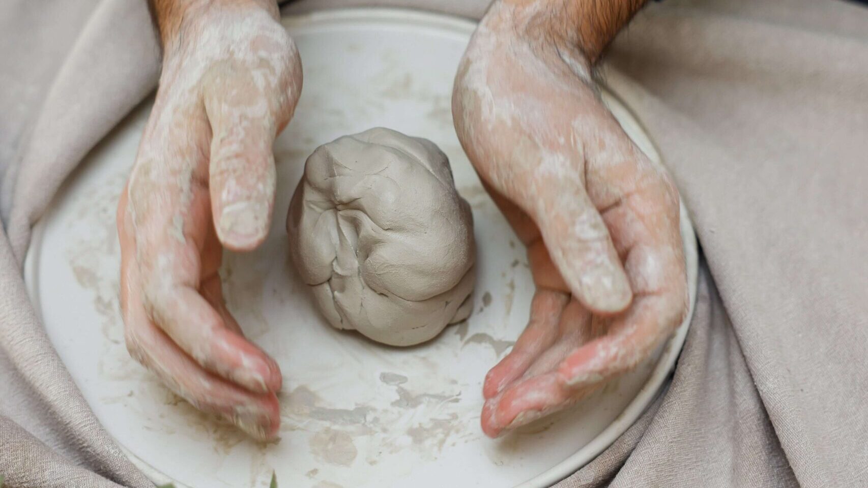 ball of ceramic clay