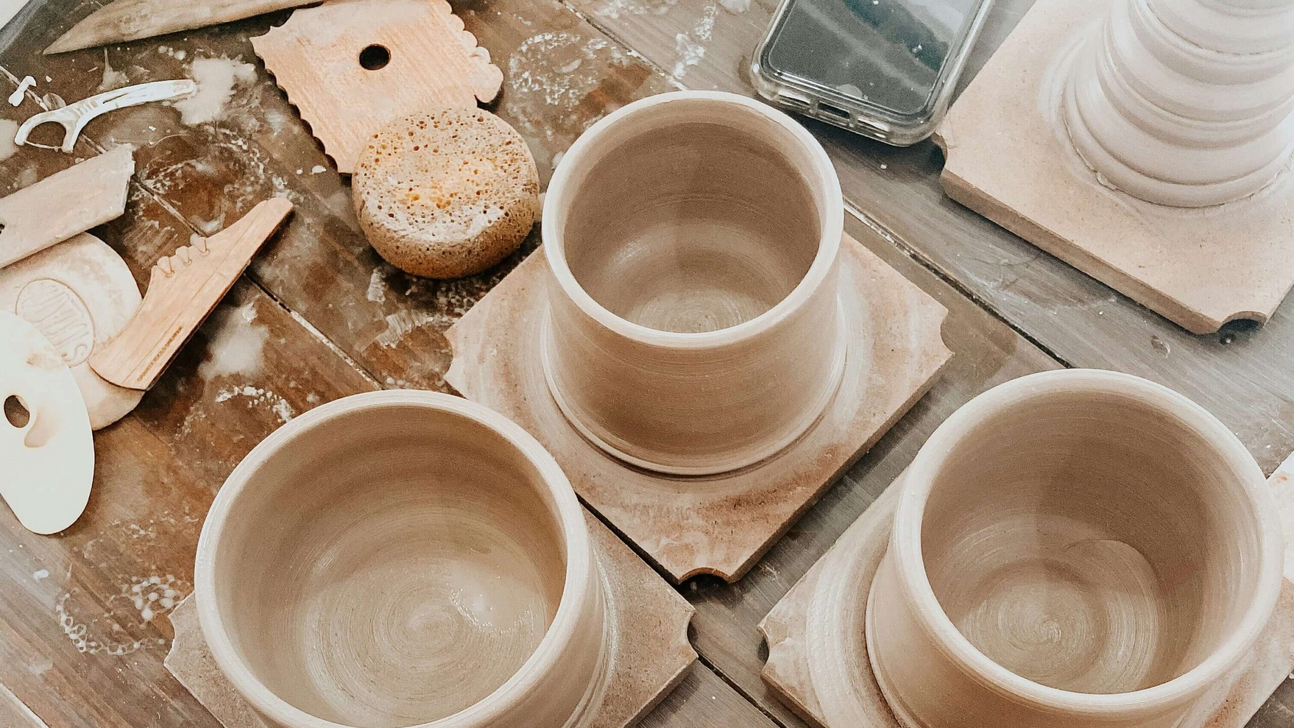 ceramics work table